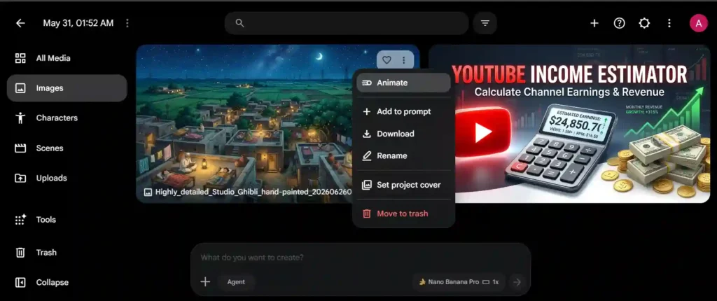 Convert The Image To A Video Clip