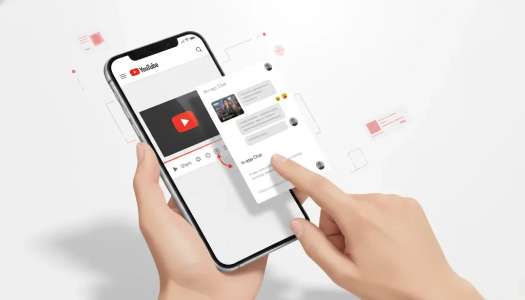 Youtube Invite Only Chat System Showing Video Sharing And Private Conversations