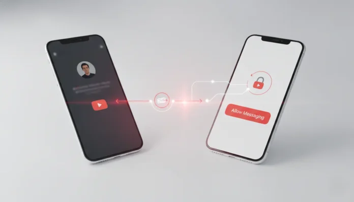 Youtube Messaging Feature
